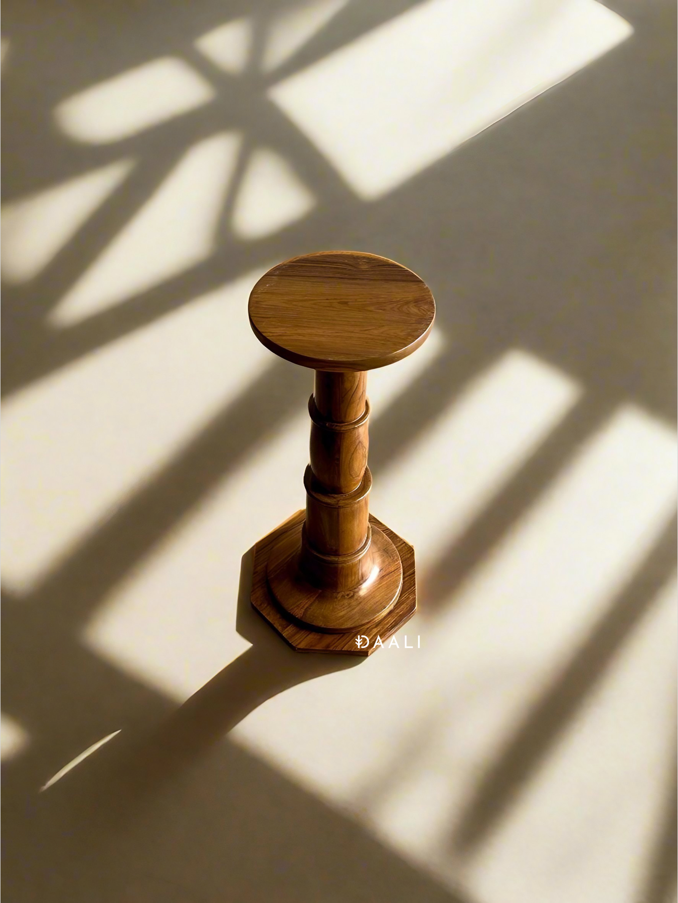 Polaris Round Marble End Table